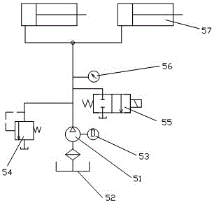 Hydraulic lifting platform