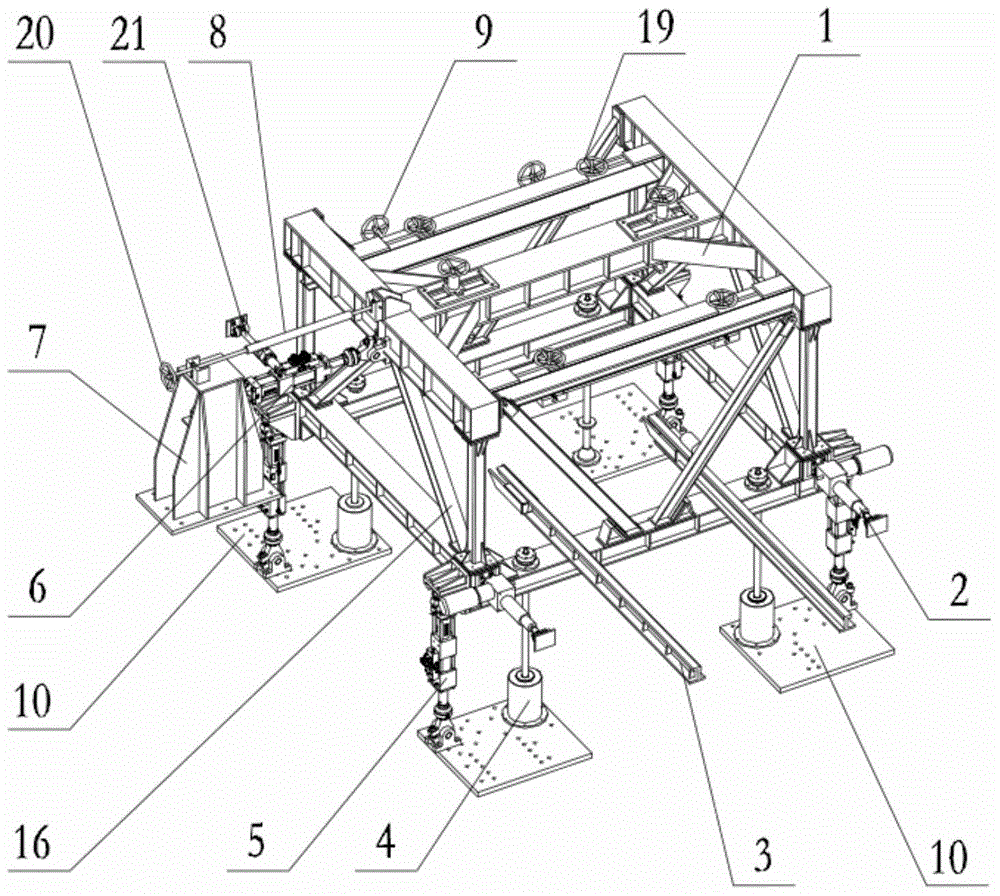 Dynamic loading device of railway locomotive drive component