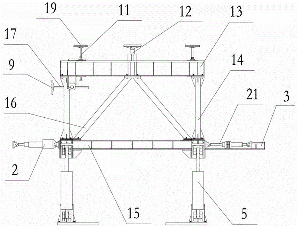 Dynamic loading device of railway locomotive drive component