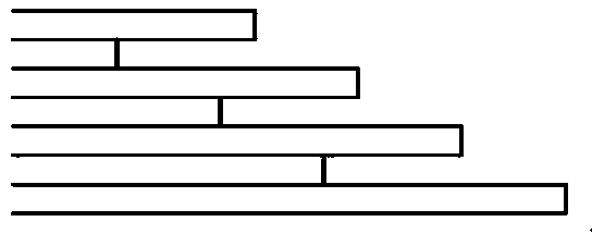 Method for producing infinitely-long glued laminated timber through conventional hot press