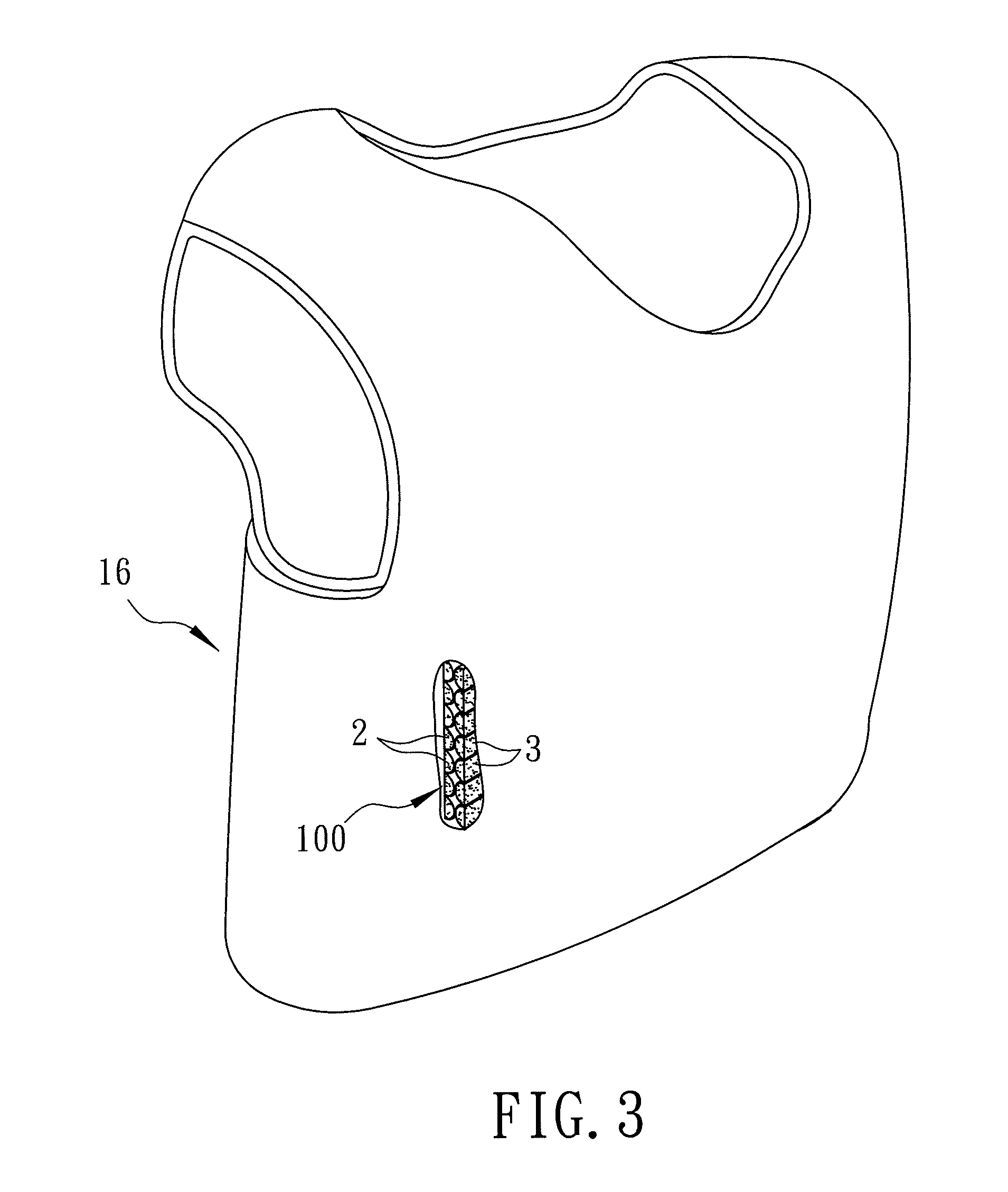 Resilient shock-absorbing device