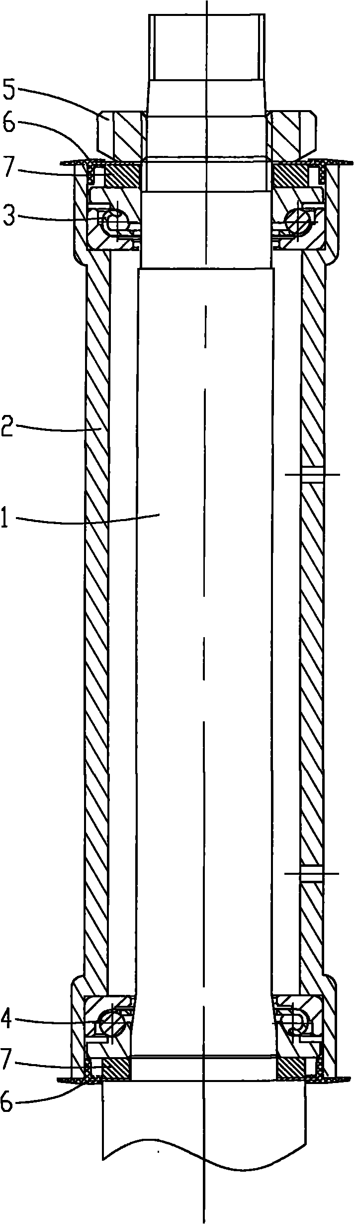 Installation structure of motorcycle steering column