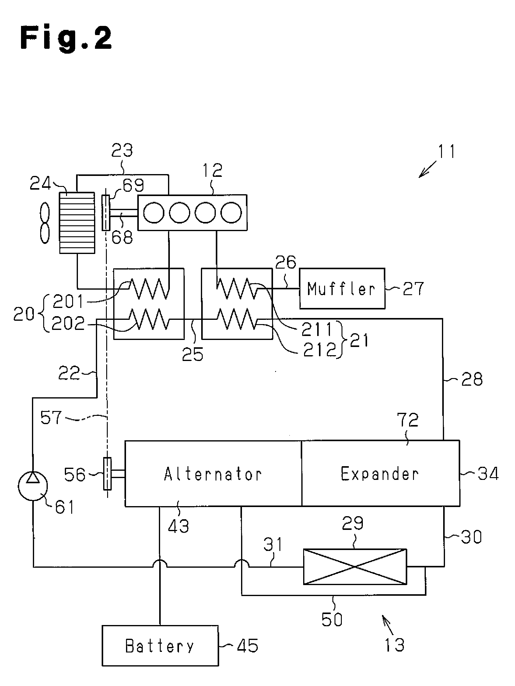 Waste heat recovery mechanism and waste heat recovery apparatus