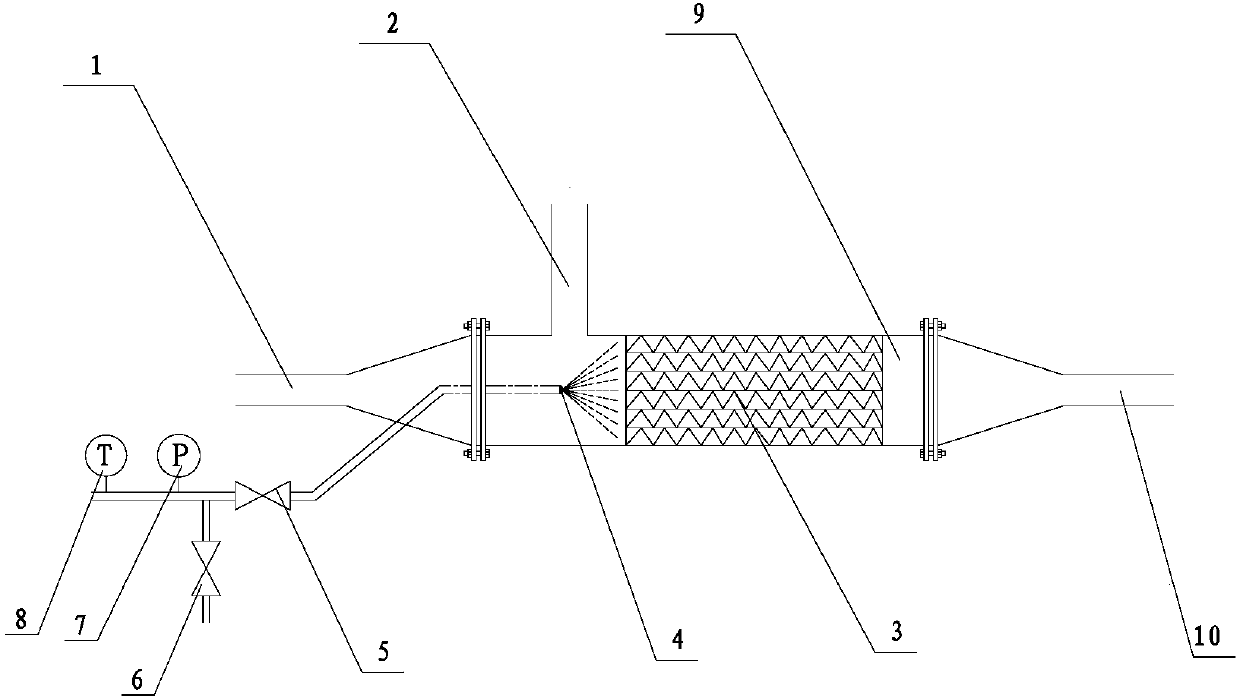 Coal-fired boiler SCR denitration process and ammonia/air mixer thereof