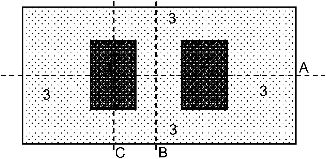 Discrete transistor with dual cylindrical grids and embedded with U-shaped channel and manufacturing method of transistor