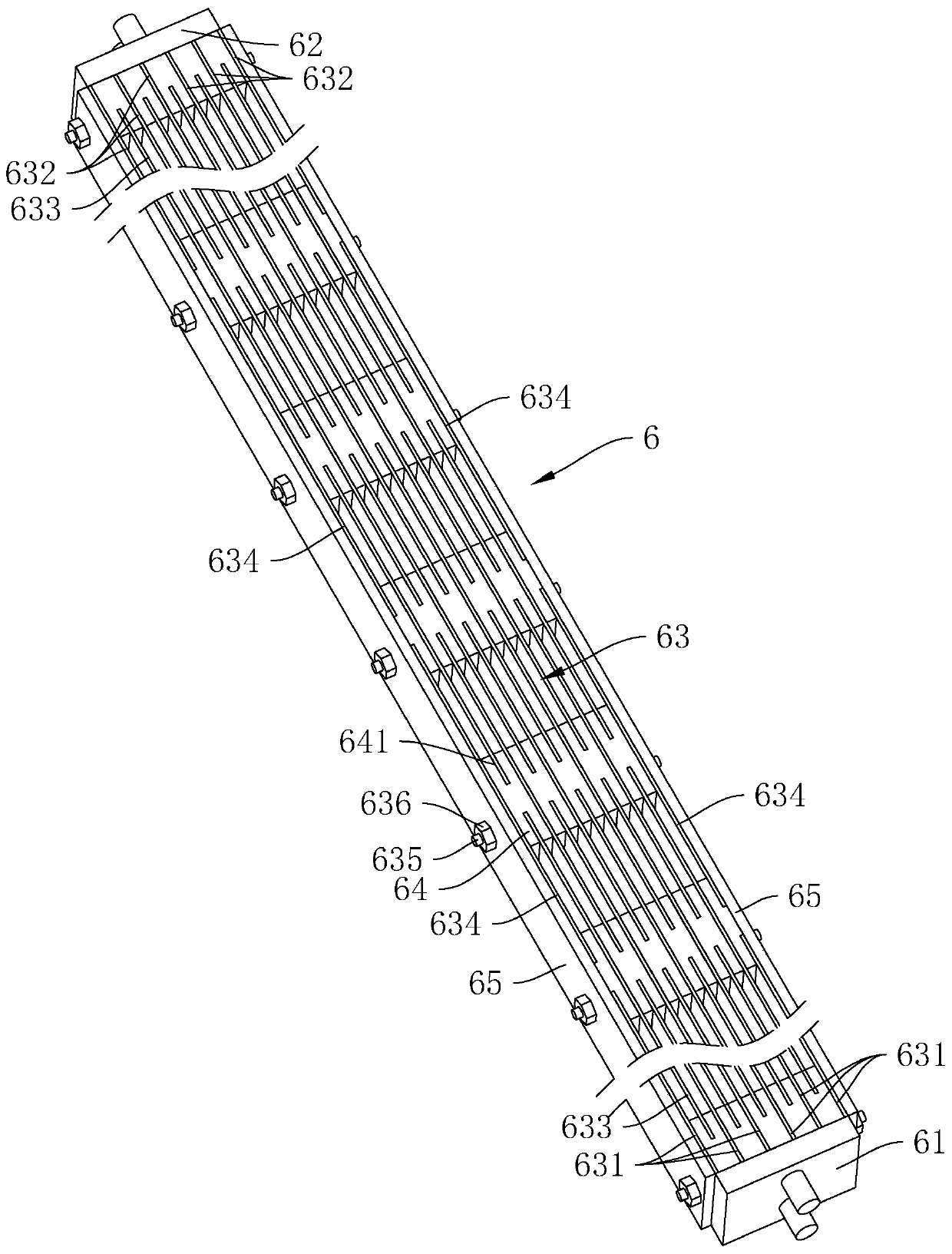 Treatment method of N-p-aminobenzoyl-L-glutamic acid medical intermediate wastewater