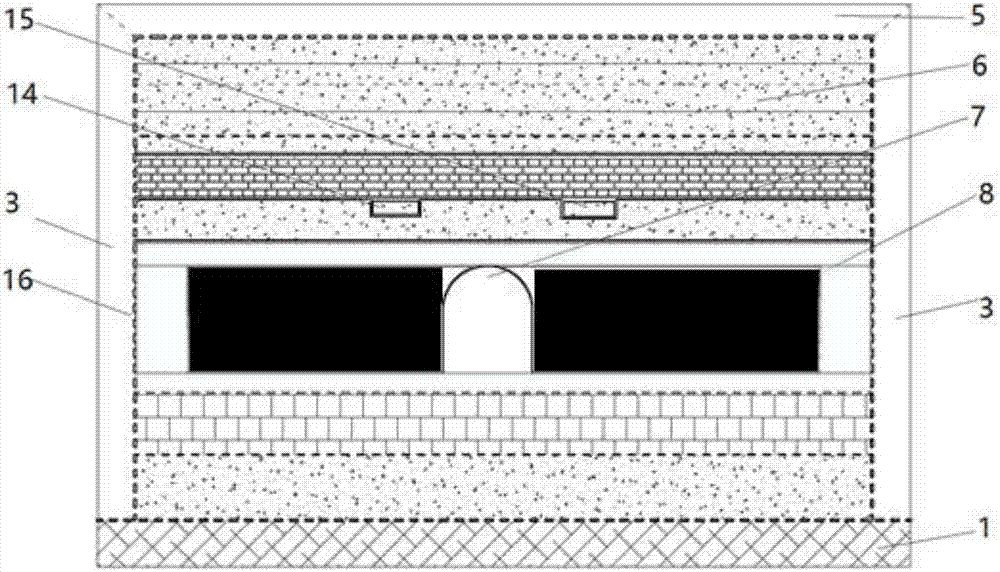 Three-dimensional dynamic load loading large-sized similar material simulation platform