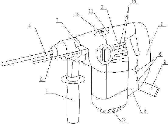 Dual-purpose electric hammer