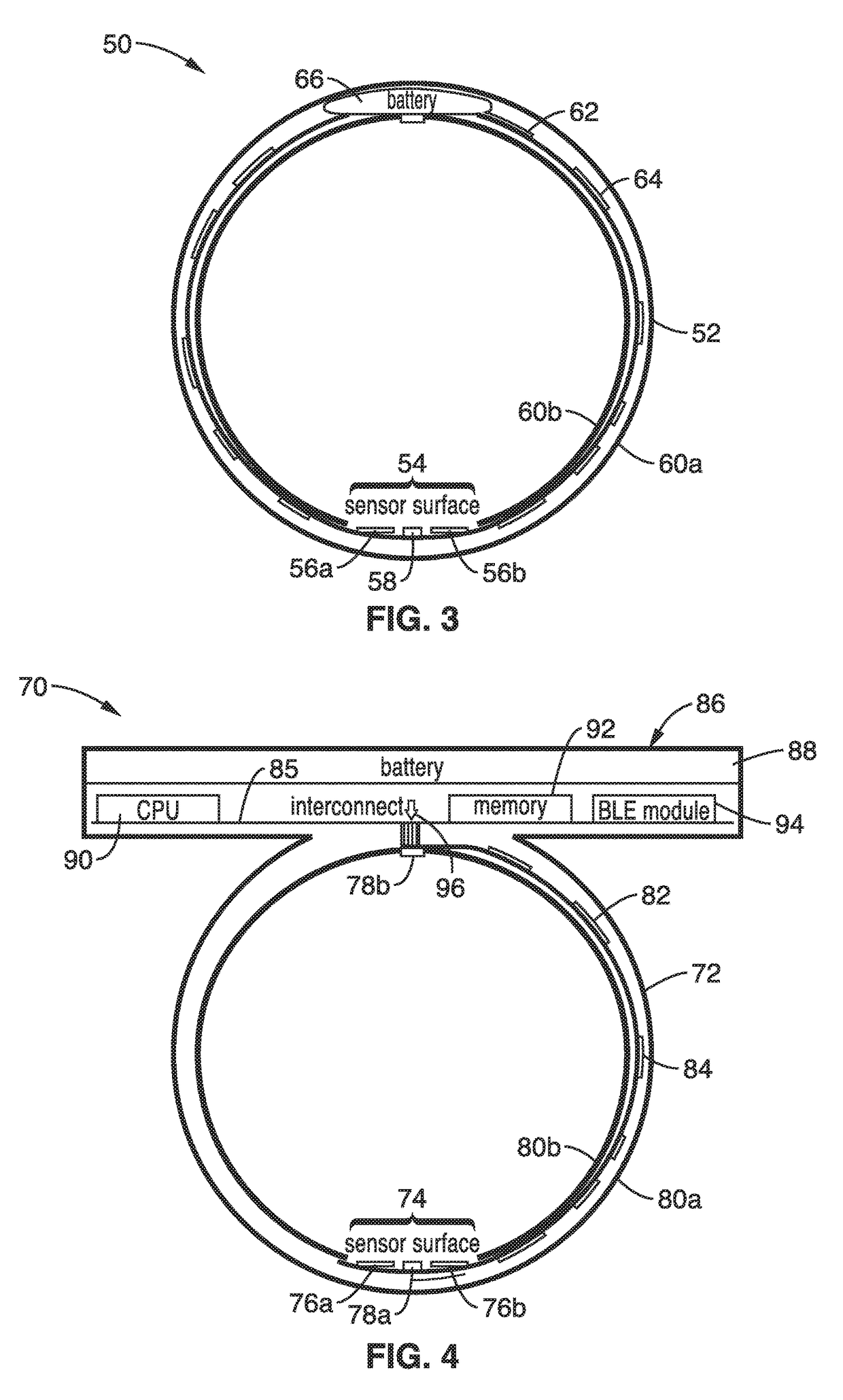 Biometric sensor ring for continuous wear mobile data applications