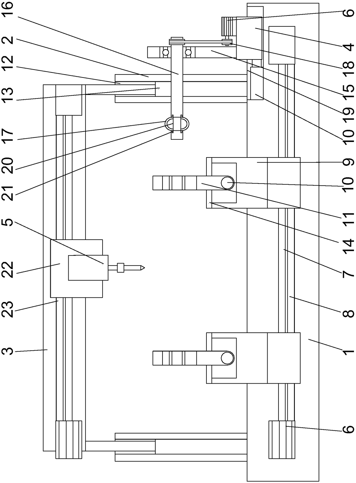 A pipe multi-angle drilling equipment