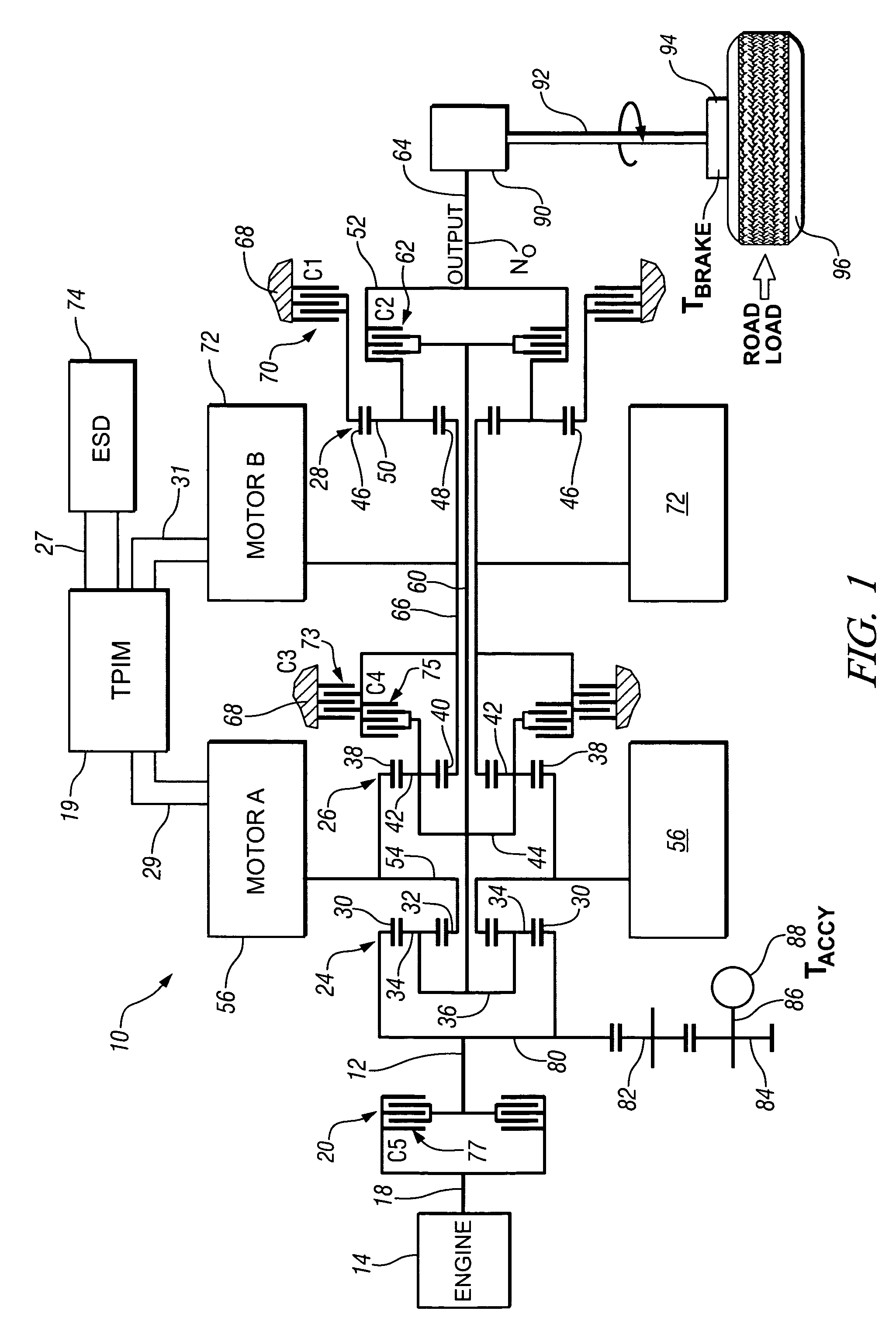 Control system for hybrid powertrain