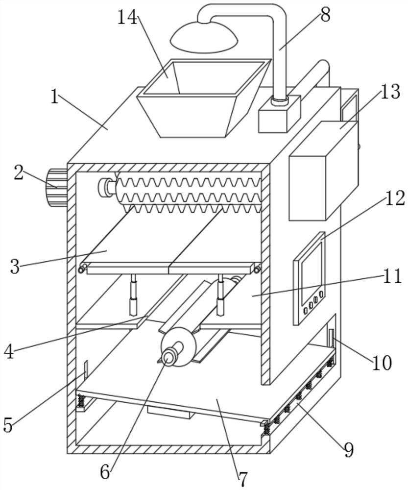 Building waste recycling device