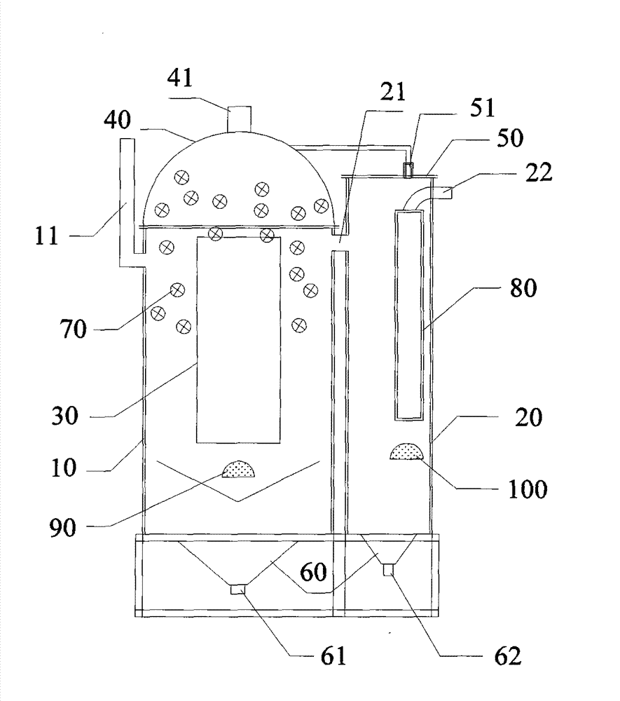 Reactor with nitrification and denitrification function