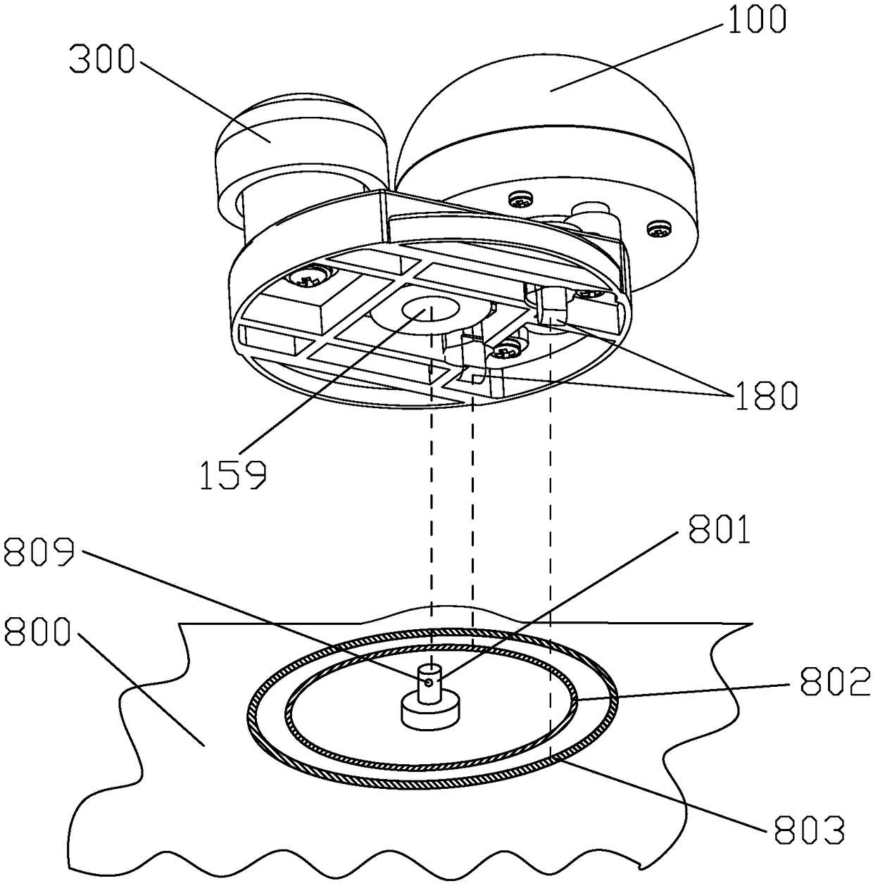 Automatic abdominal massage machine