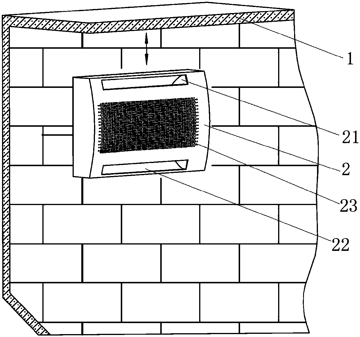 Air supply device, air conditioner and air supply method for air conditioner