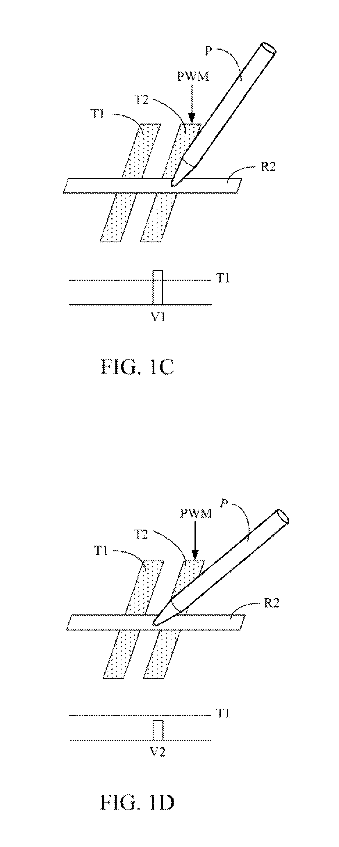 Method and device for detecting touch screen