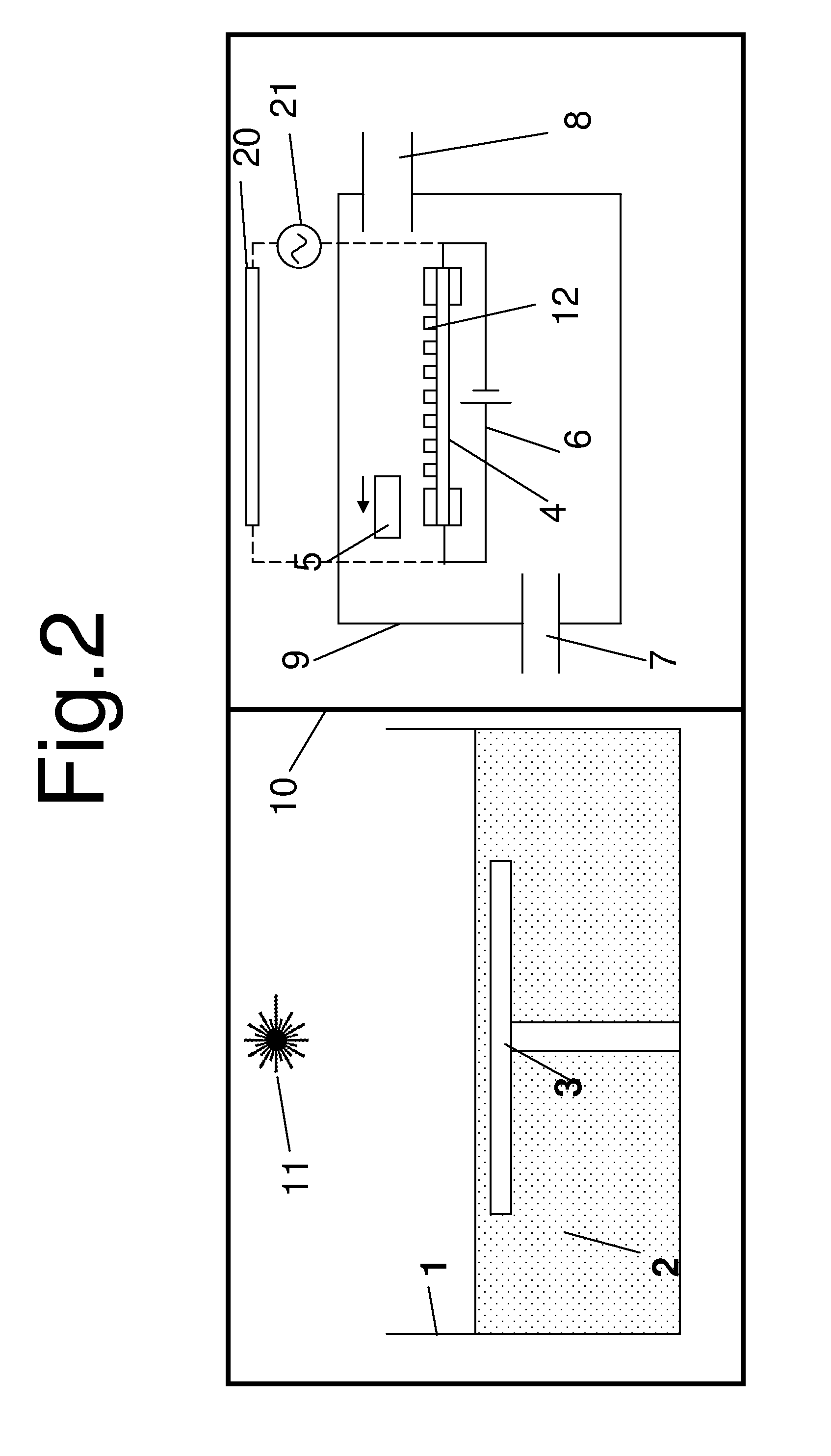 Method and apparatus for manufacturing a composite material