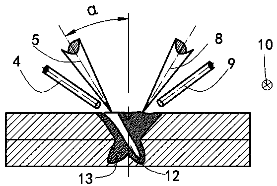 A non-penetrating laser welding method and system