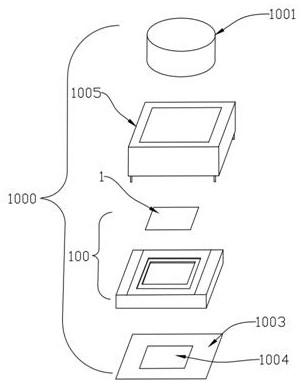 Camera module chip packaging base assembly and manufacturing method thereof