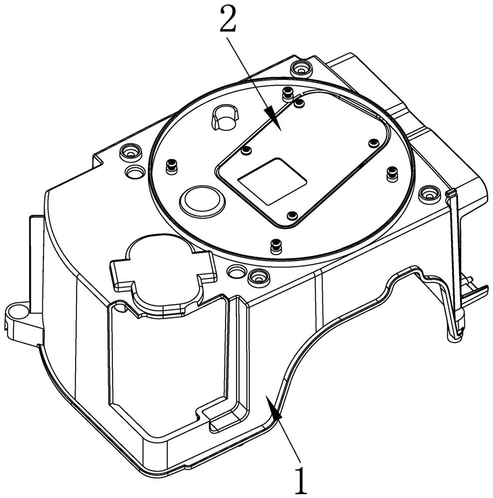 Powder falling mechanism of coffee machine