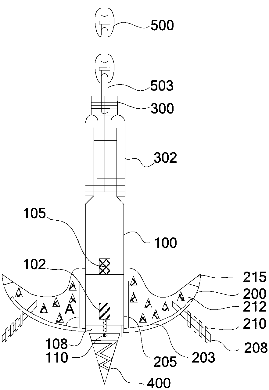 High-holding-power ship anchor and ship