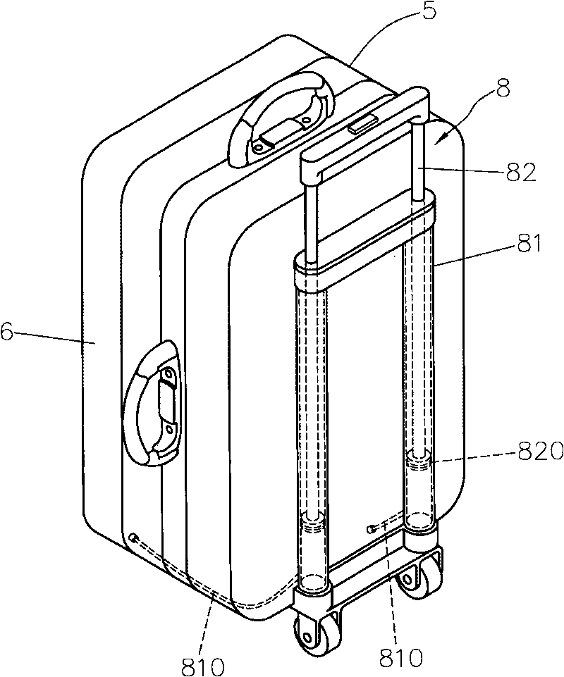 Positionable luggage