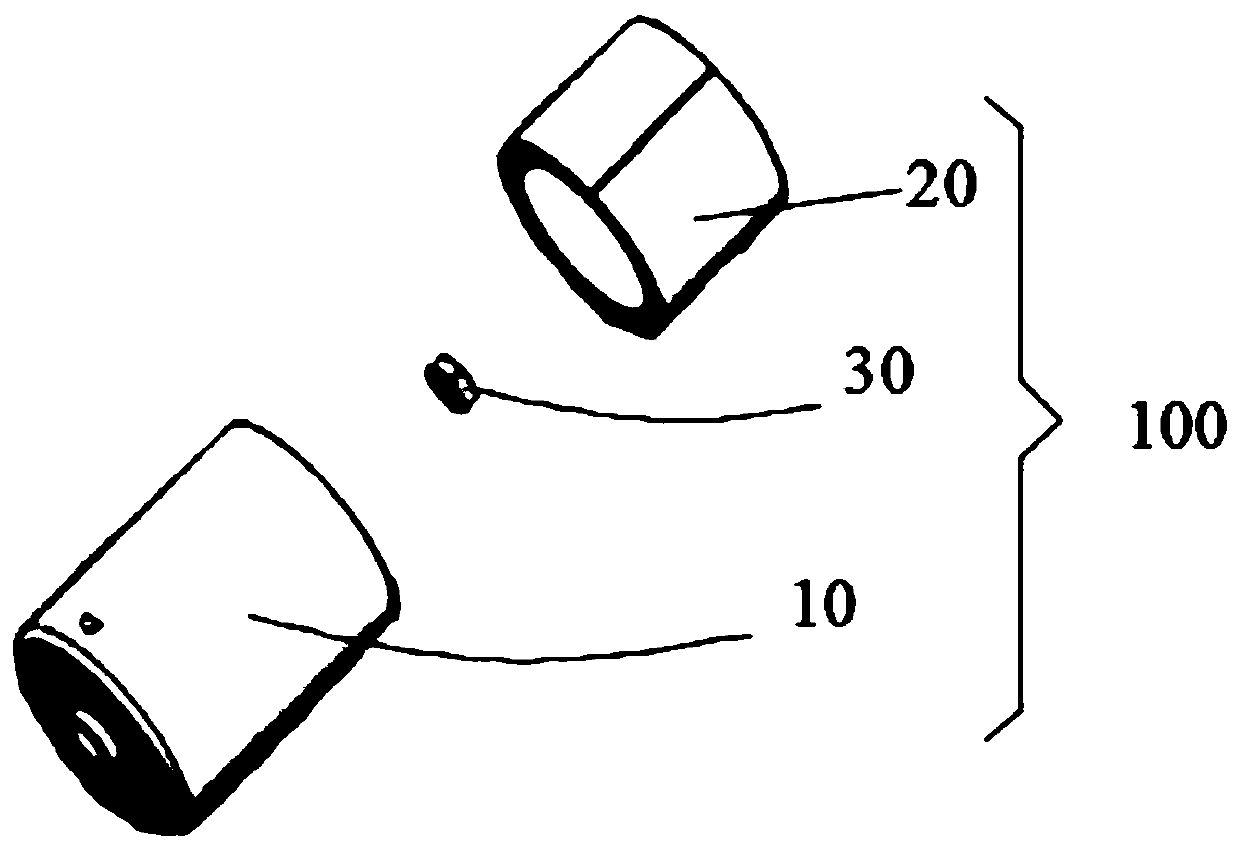 Automatic assembling process and device for motor shell