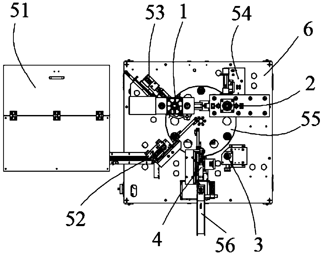 Automatic assembling process and device for motor shell