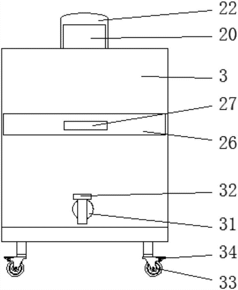 Sewage treatment device with high practicability