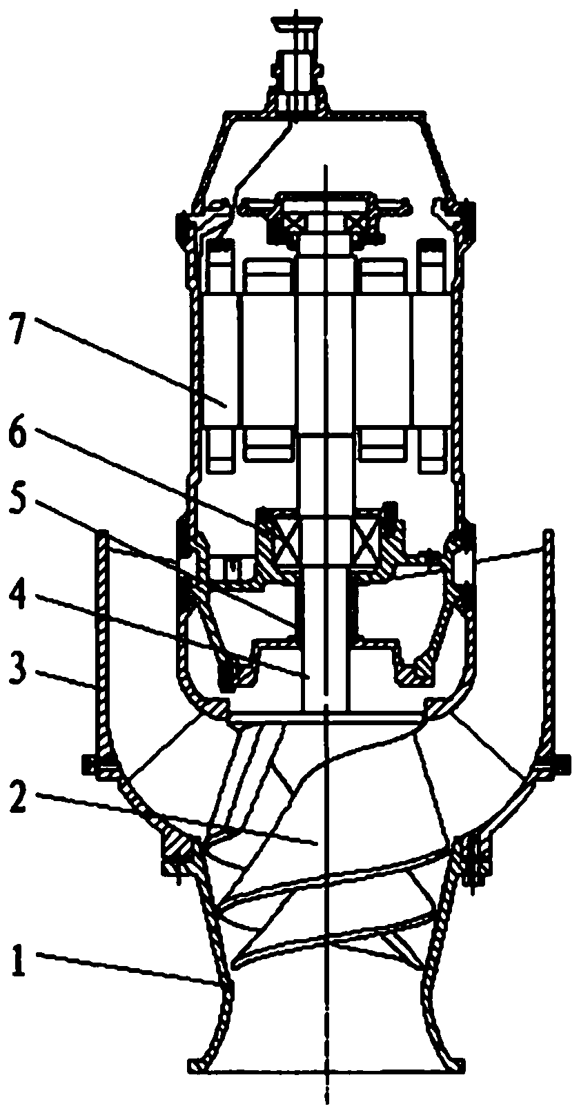 Axial flow pump