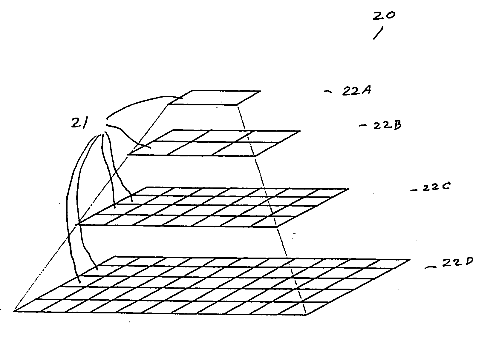 System and method for organizing two and three dimensional image data