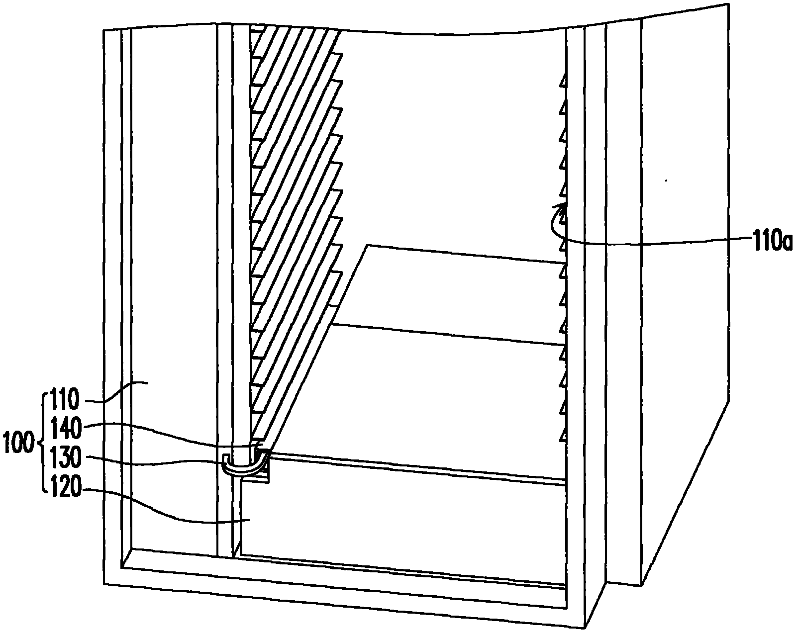 Wire rod guiding structure and rack server system