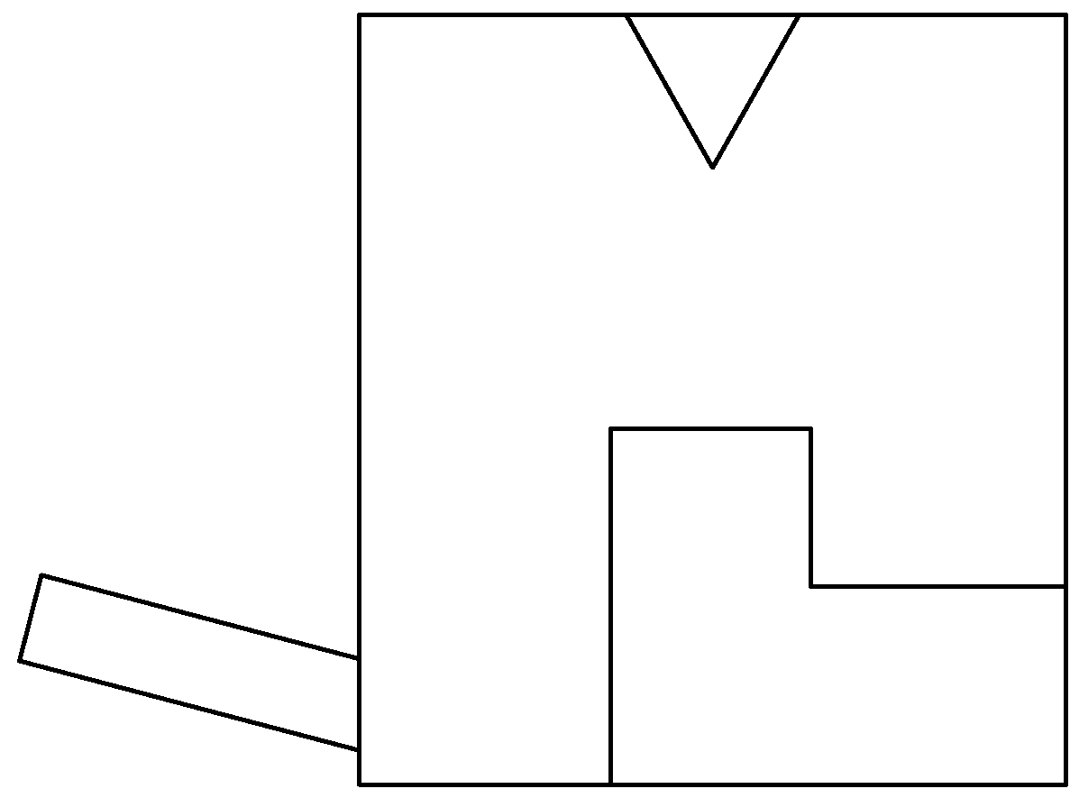 Spray dryer absorption apparatus with flat-bottomed chamber