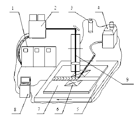 Method for refining solidified structure of laser cladding layer by using alternating magnetic field and device thereof