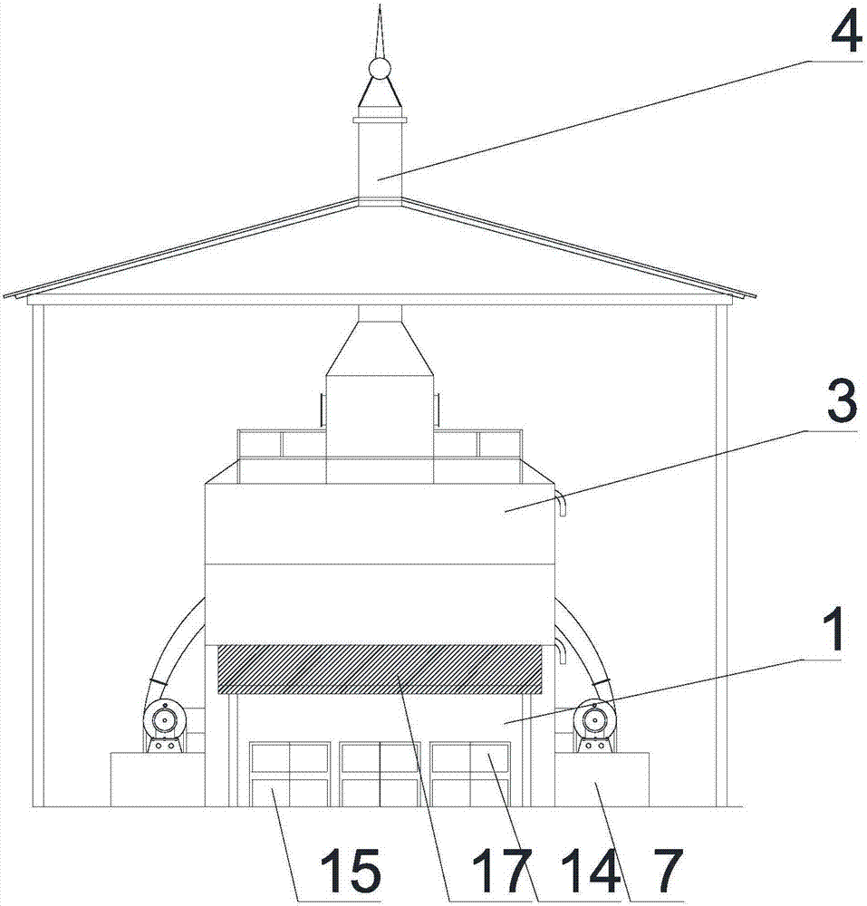 Waste high-temperature cracking furnace