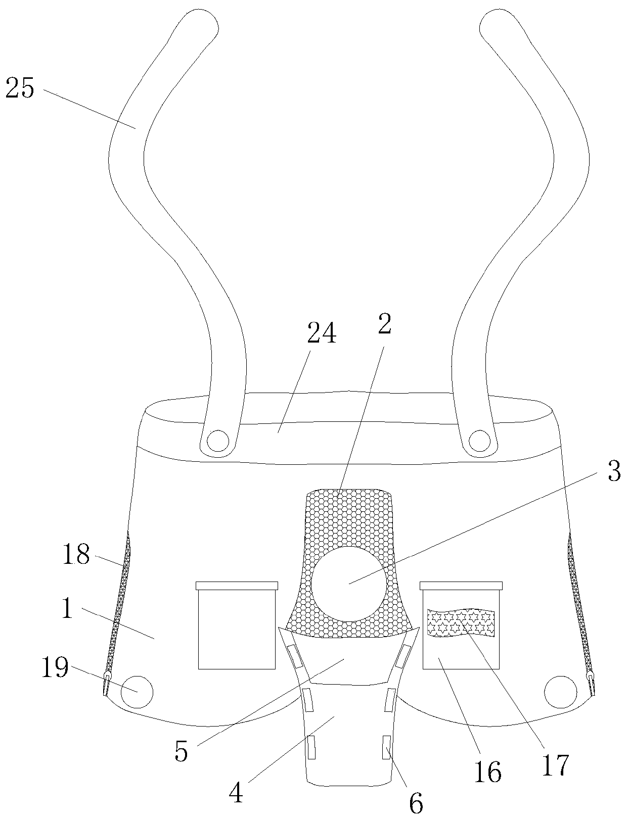 Novel inflatable type adjustable scrotal support pants