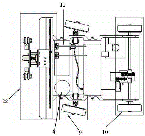 Automatic detector for welding line of storage tank bottom plate based on wireless transmission