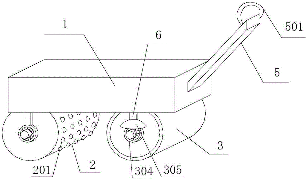 Easy-grinding road roller for constructional engineering