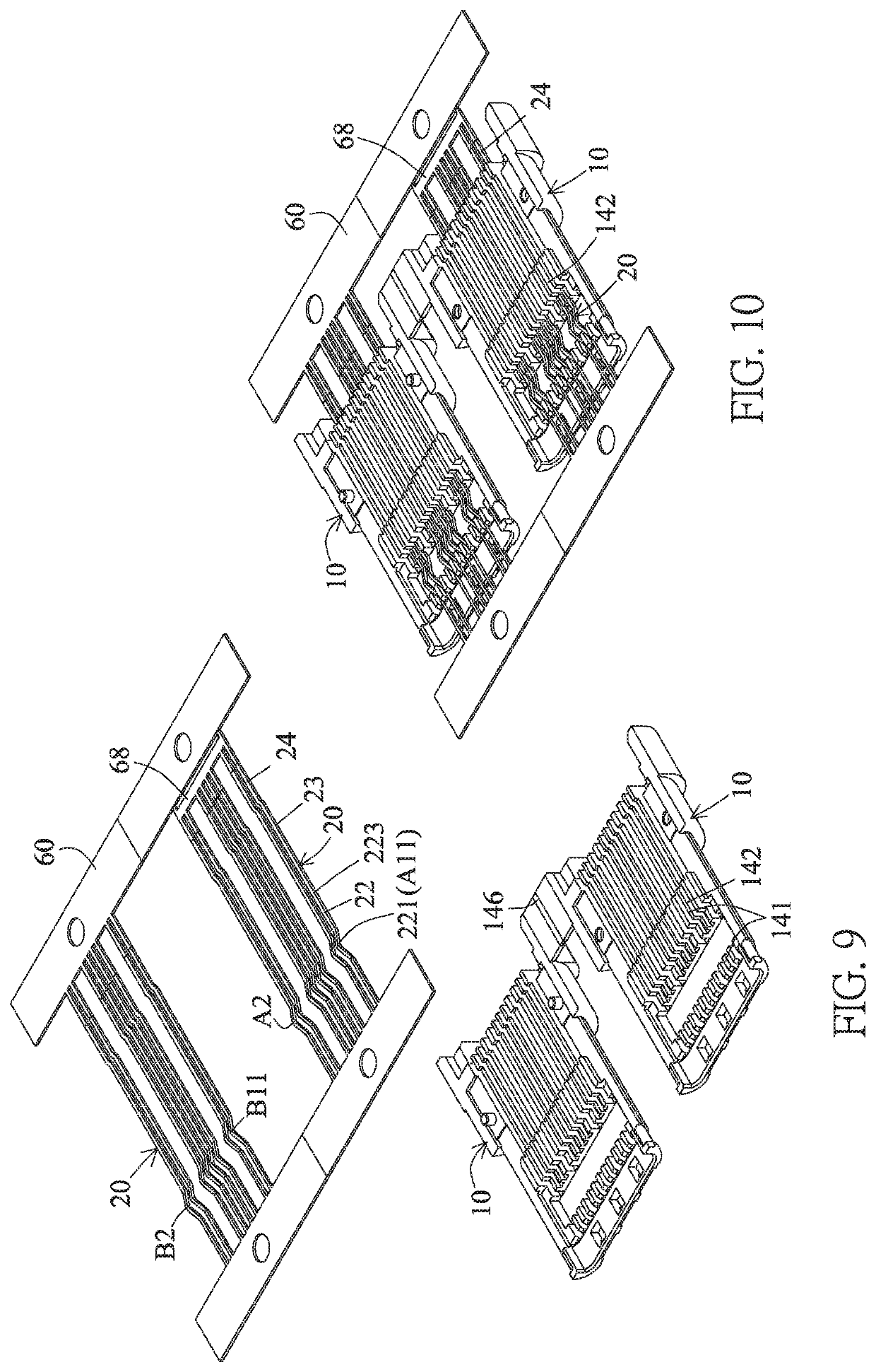 Reversible dual-position electric connector