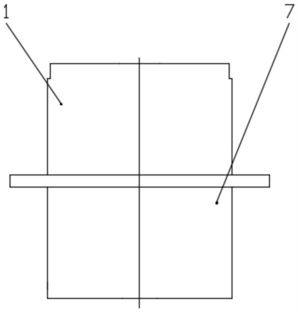 A sucker type electromagnet sealed magnetic conduction structure