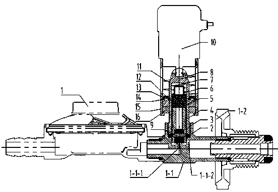 Liquid gas storage tank decompression leakage safety valve and using method thereof