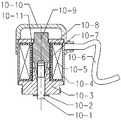 Liquid gas storage tank decompression leakage safety valve and using method thereof