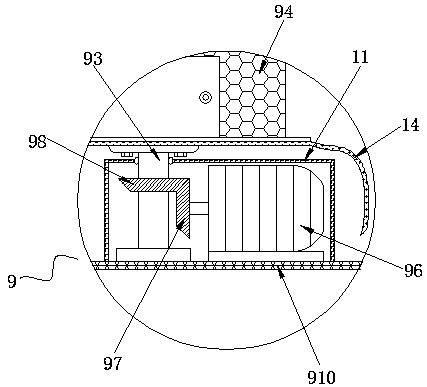 Food additive detection device for solid food