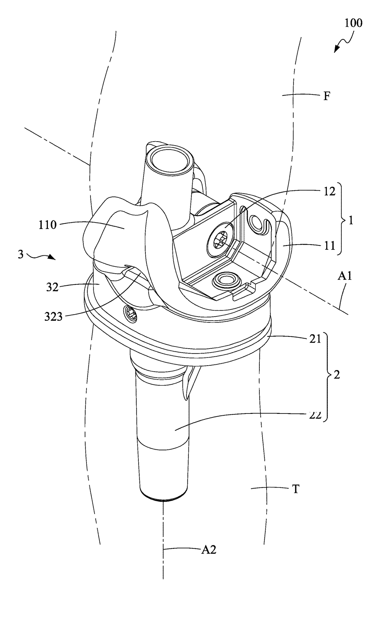 Artificial knee joint