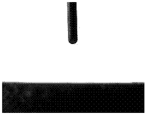 Method for reversing gas humidity on surface of rock core by using cationic fluorocarbon surfactant