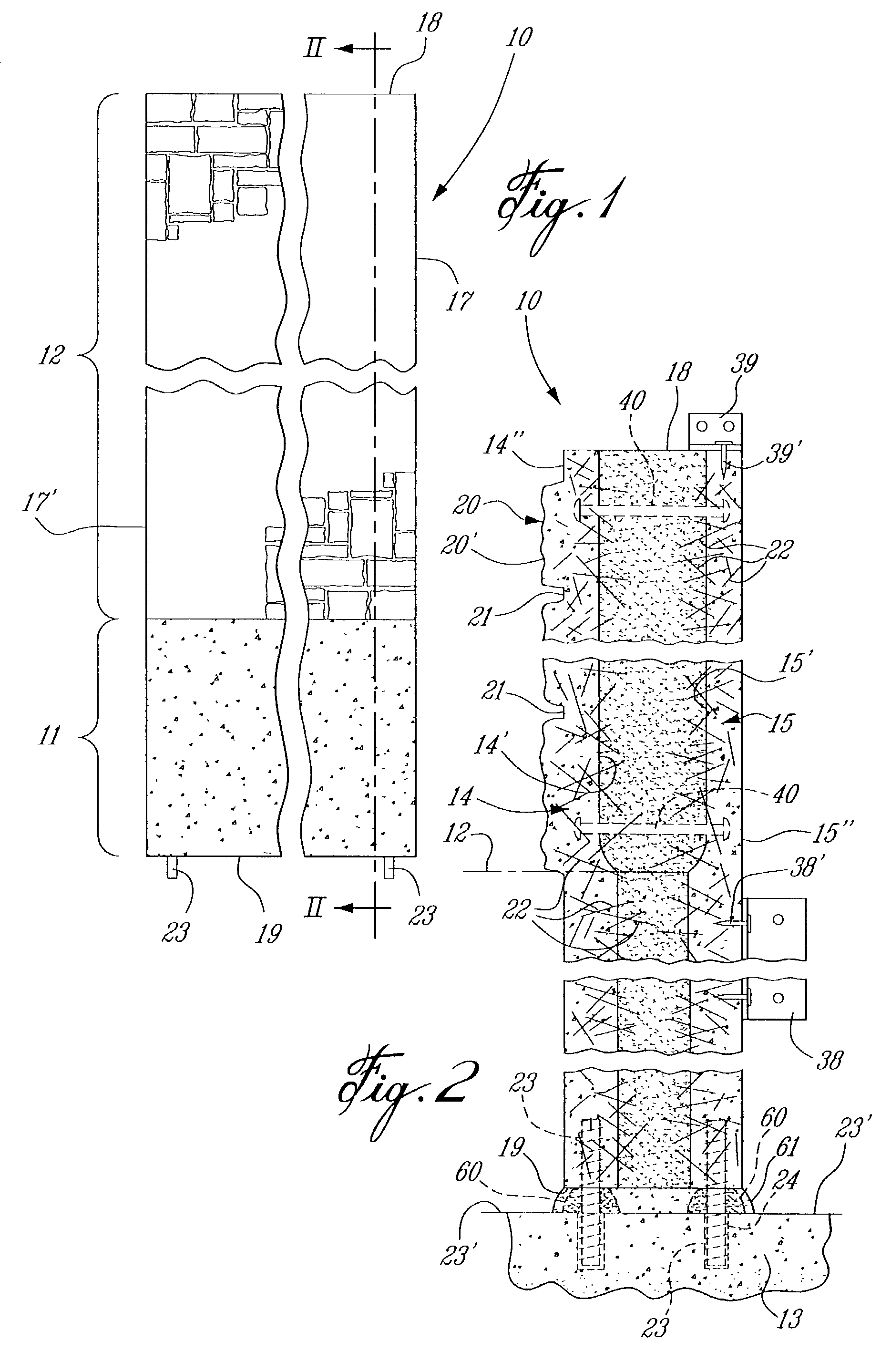 Prefabricated thin wall concrete panel