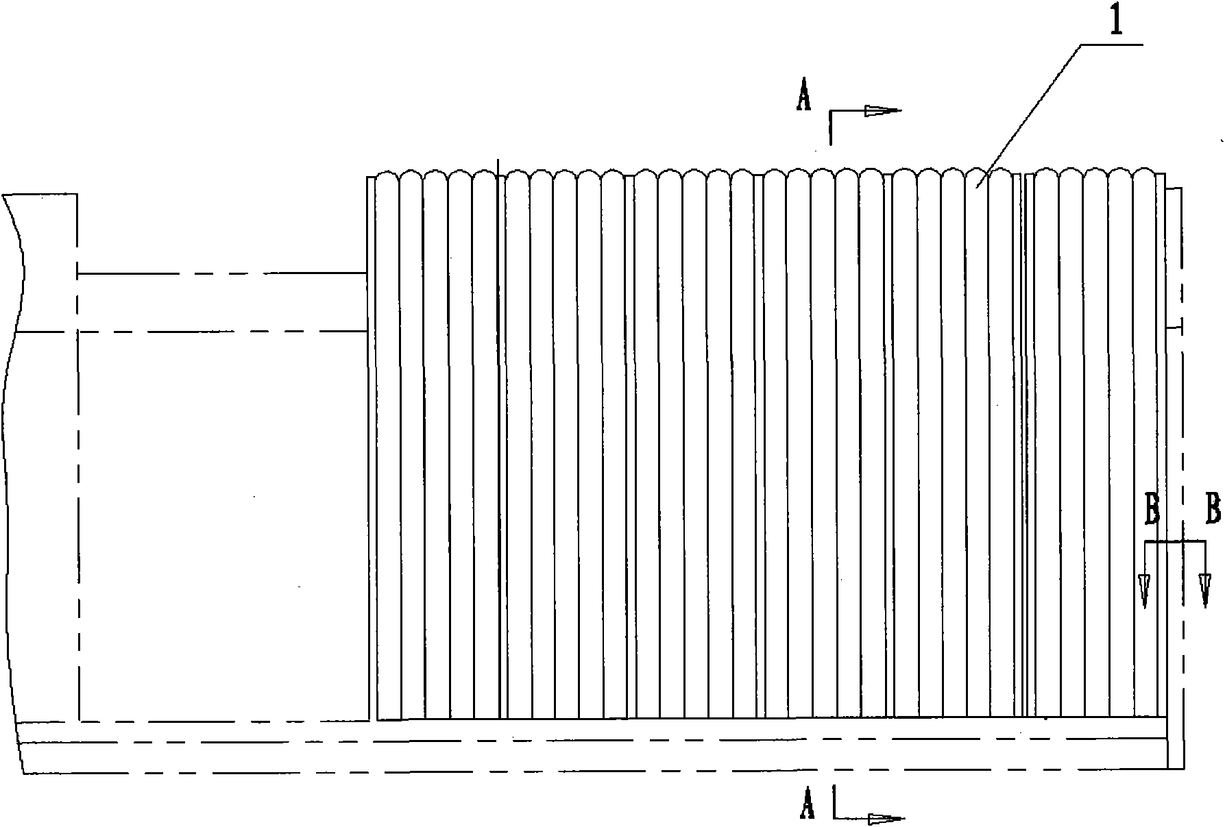 Shielding cover of tunnel inspection vehicle