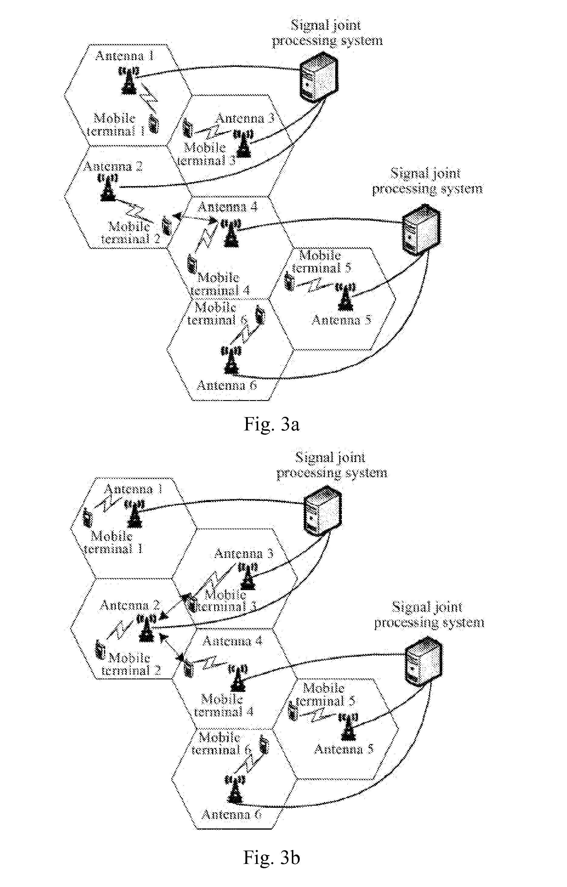 Method and device for determining antenna cooperation set, method and device for determining base station cooperation set