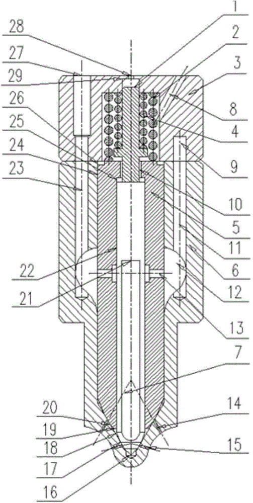 Double-control-valve multi-sealing-tape fuel nozzle