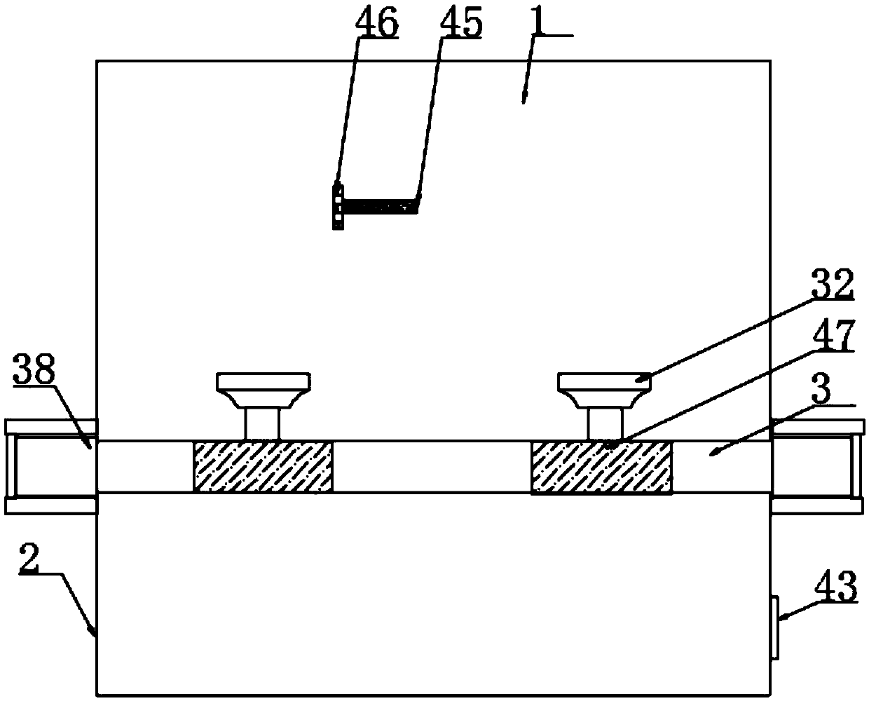 Activated carbon pressing device